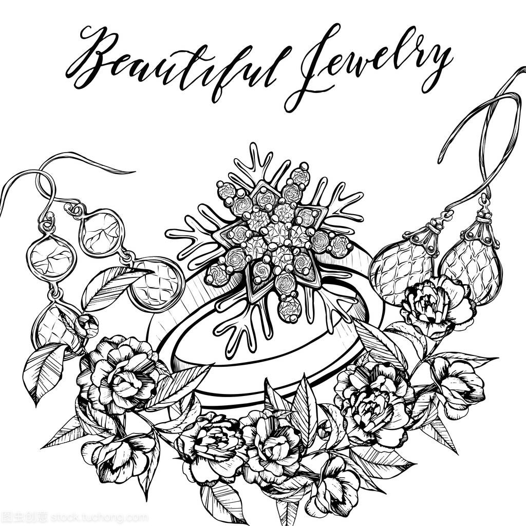時尚插畫中的珠寶首飾 藝術(shù)的交匯與靈感的碰撞